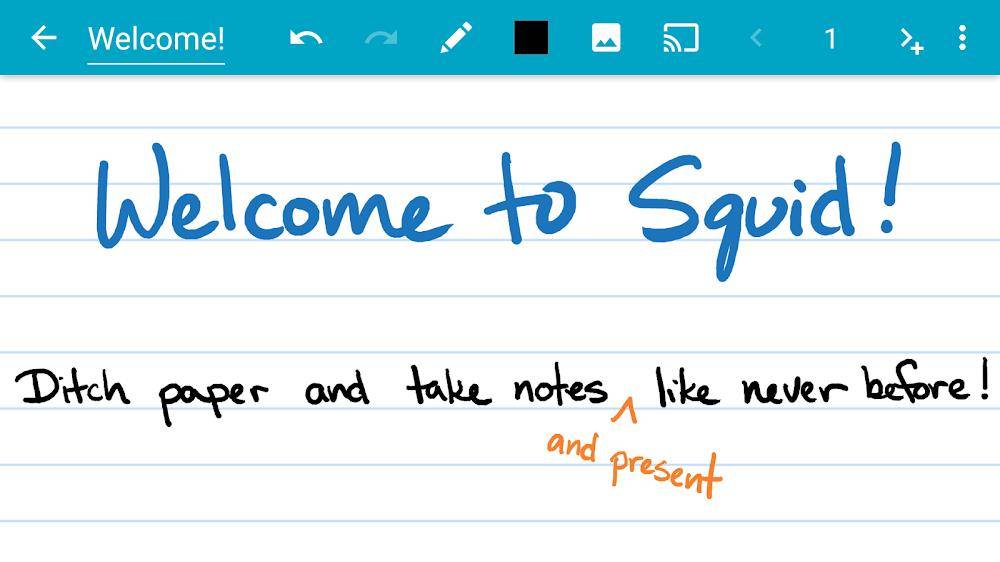 Squid: Take Notes, Markup PDFs Capture d'écran 1