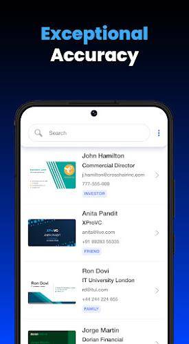 Schermata Business Card Scanner by Covve 3