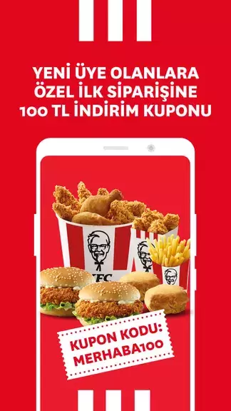 KFC Türkiye – Yemek Siparişi ภาพหน้าจอ 2