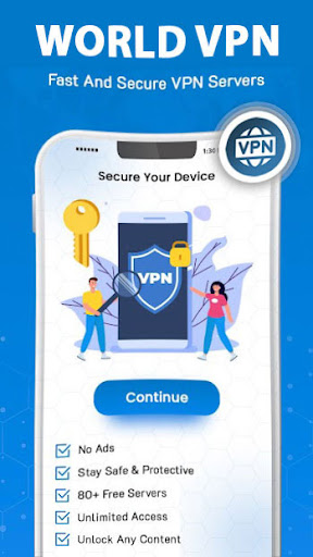 World VPN Tangkapan skrin 2