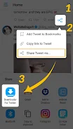 Download Twitter Videos - GIF Captura de tela 1