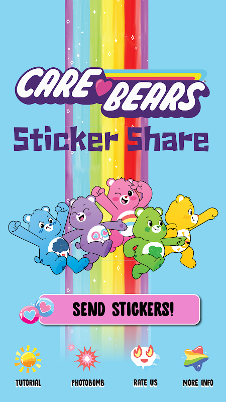 Care Bears Sticker Share Capture d'écran 2