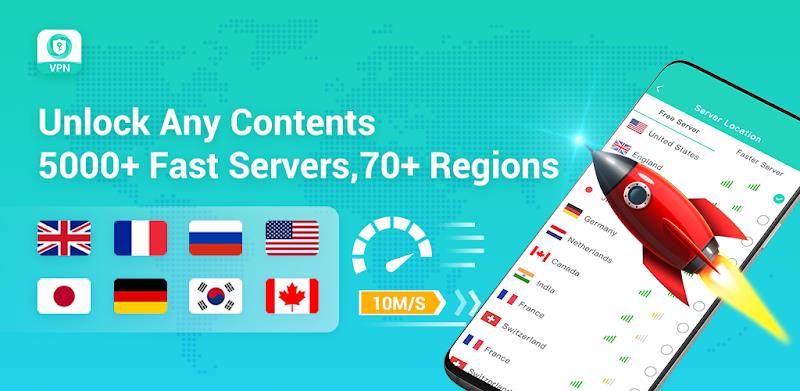 VPN - Fast & Unlimited VPN Capture d'écran 1