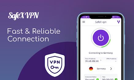 SafeX VPN - Fast VPN Proxy ภาพหน้าจอ 1