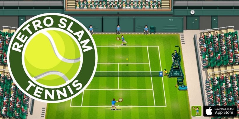 Ang Retro Slam Tennis ay isang bagong laro ng tennis mula sa mga tao sa likod ng Retro Bowl