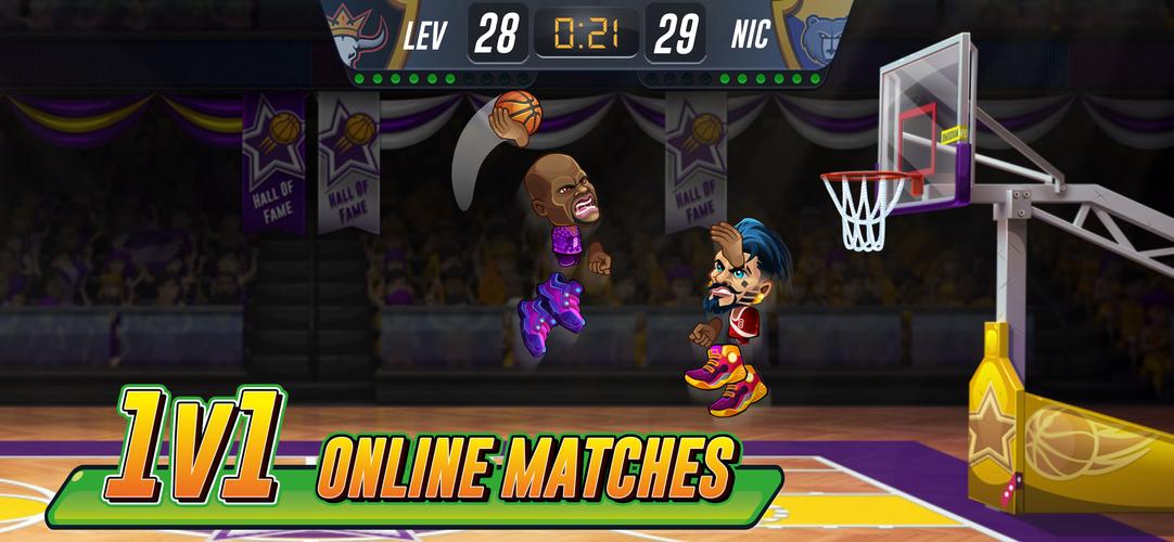 Basketball Arena: Online Game スクリーンショット 1