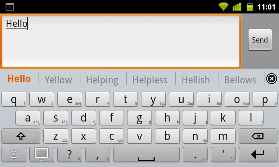 French for AnySoftKeyboard Captura de tela 1