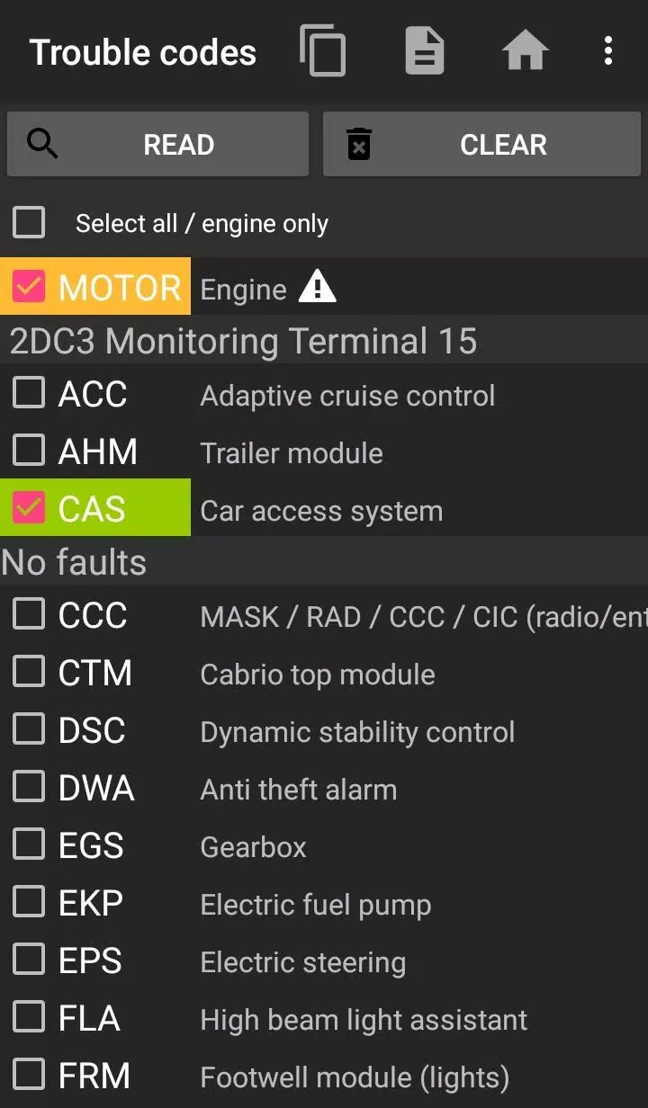 bimmer-tool Lite Captura de tela 1