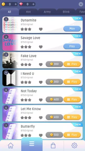 Army Piano: Magic Tiles & BTS スクリーンショット 1