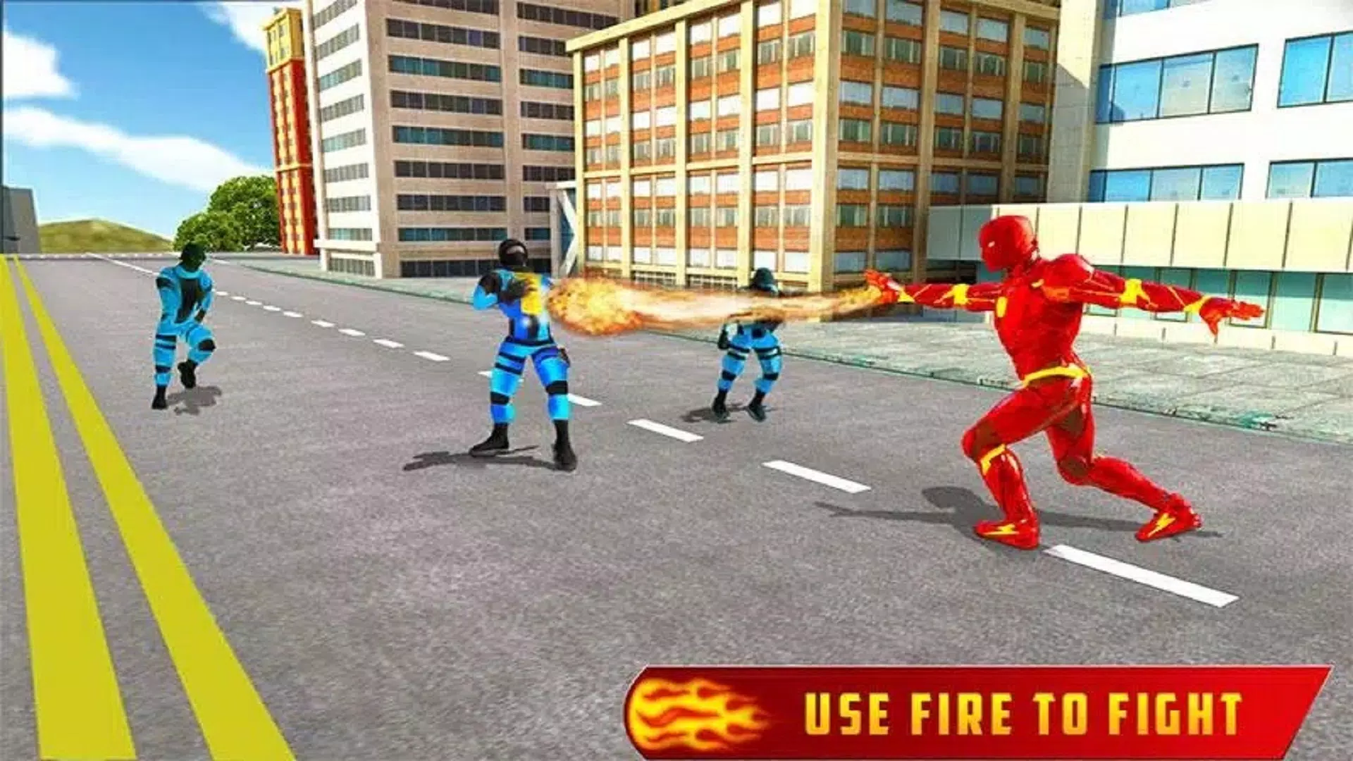 Fire Hero Robot Transform Game ဖန်သားပြင်ဓာတ်ပုံ 4