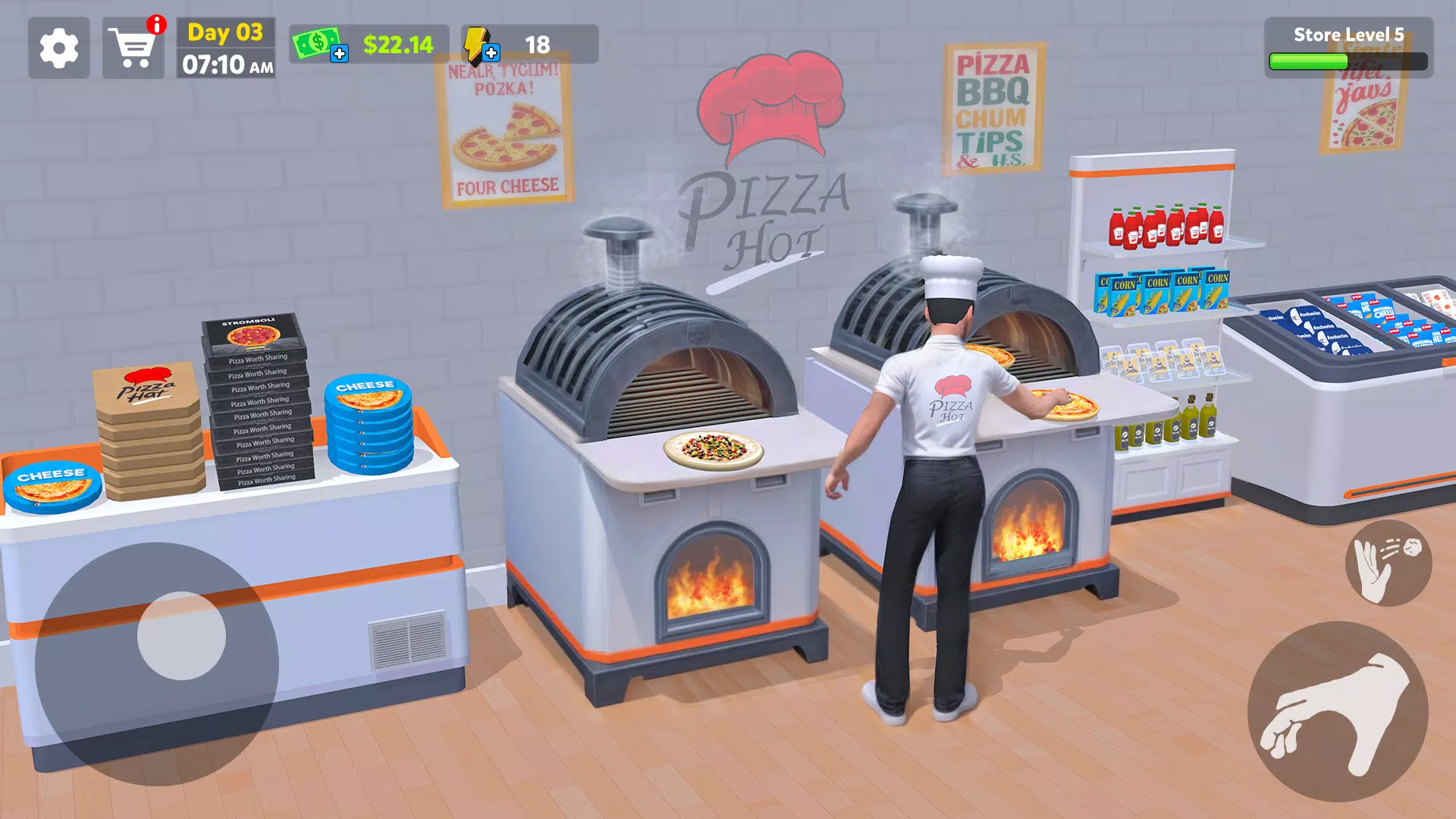 Pizza Shop Simulator 3D 스크린샷 2