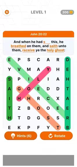 Bible Verse Search-Word Search Tangkapan skrin 1