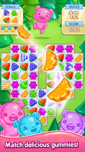 Gummy Gush: Match 3 Puzzle Captura de tela 2