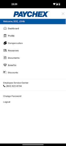 Paychex Oasis Employee Connect Screenshot 1