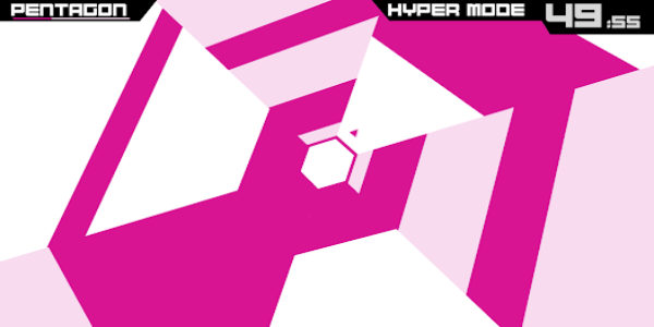 Super Hexagon Captura de pantalla 2