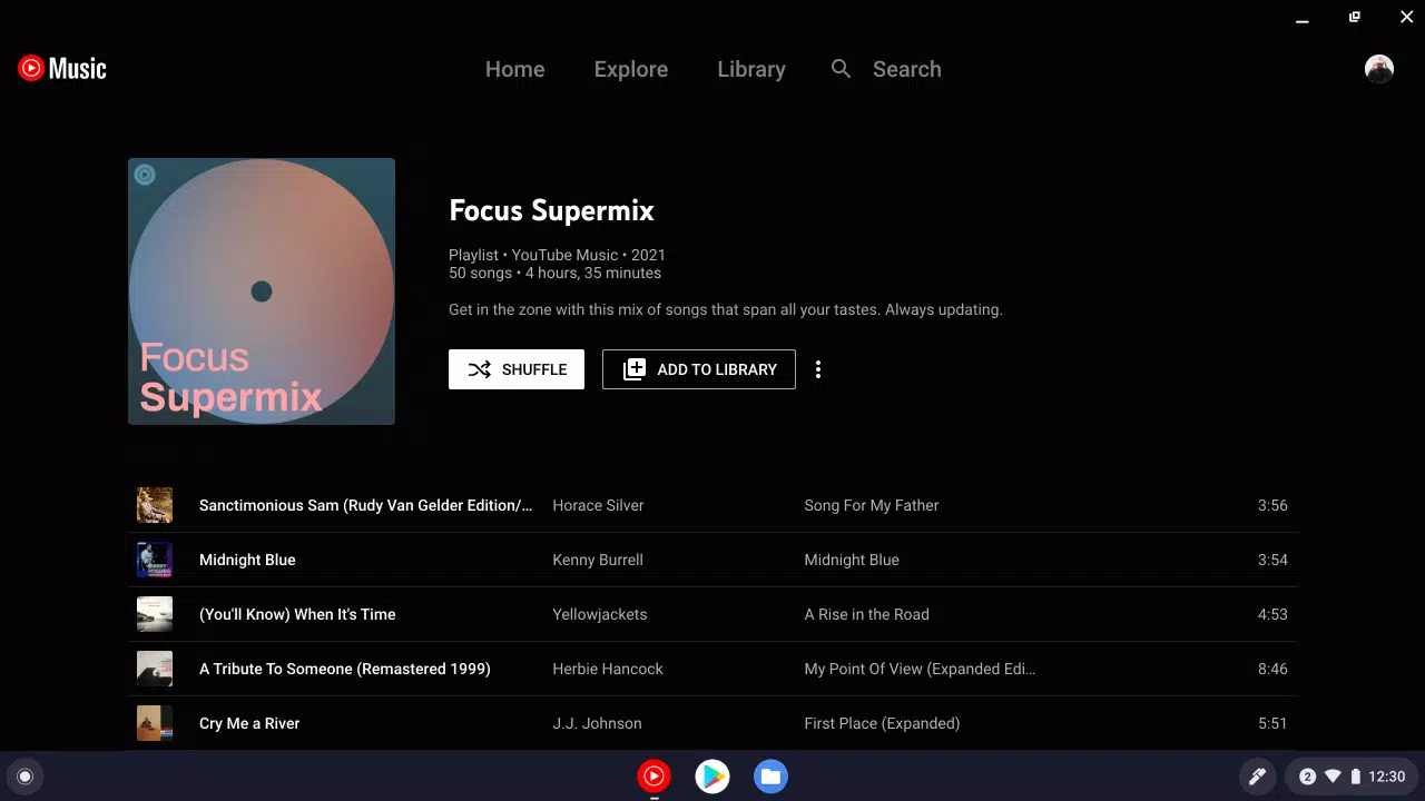 YouTube Music for Chromebook স্ক্রিনশট 3