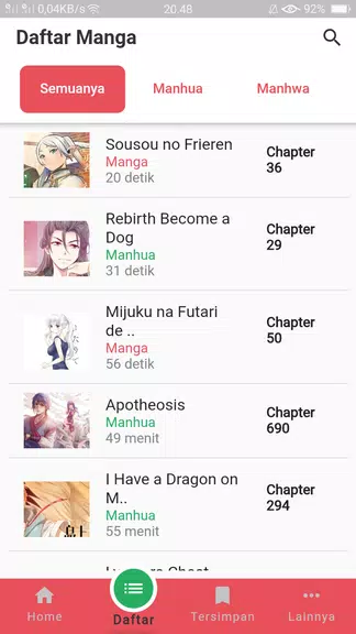 MangaMint - Baca Manga & Komik Bahasa Indonesia應用截圖第2張