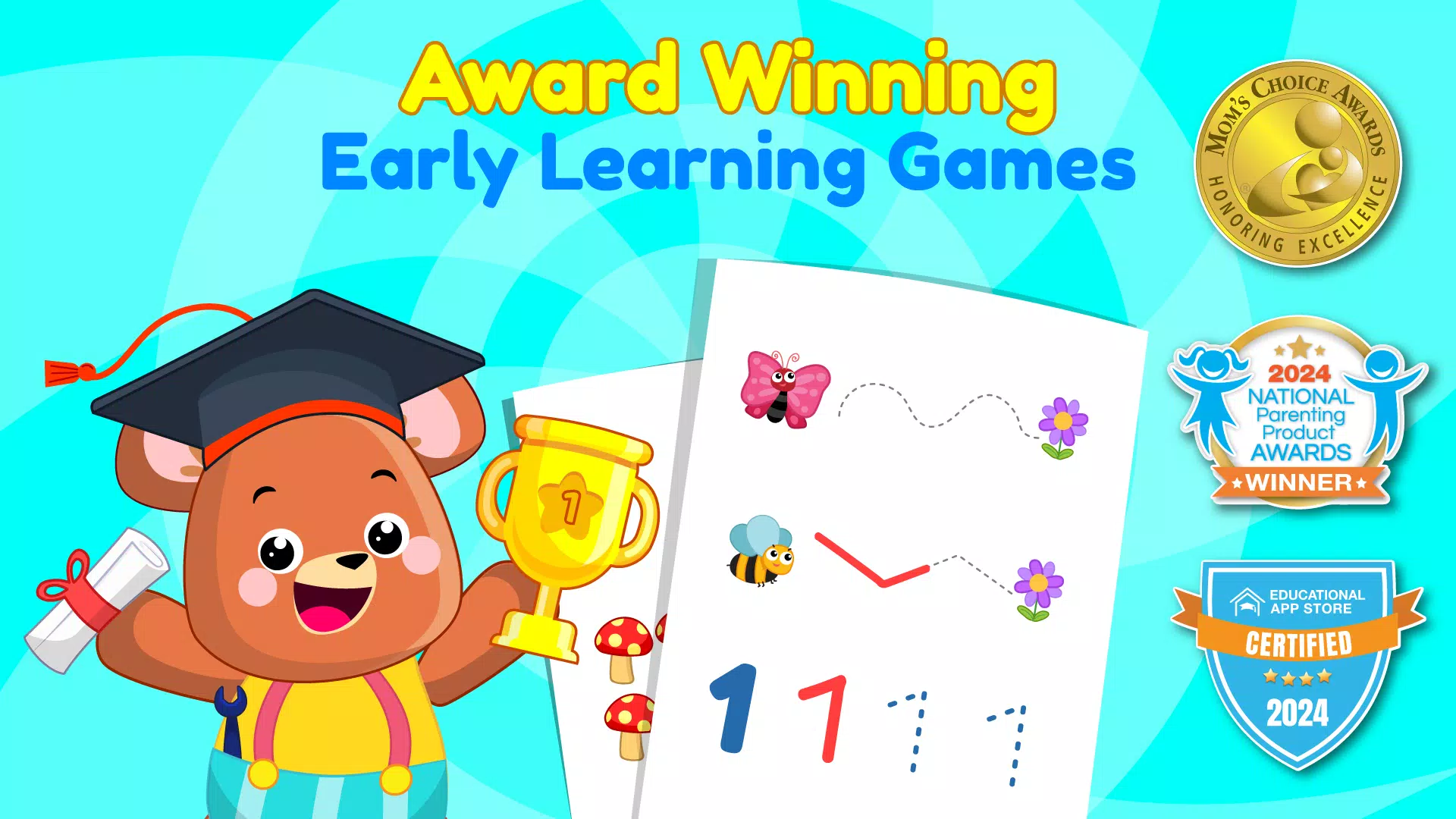 ElePant Kids Learning Games 2+ Schermafbeelding 1