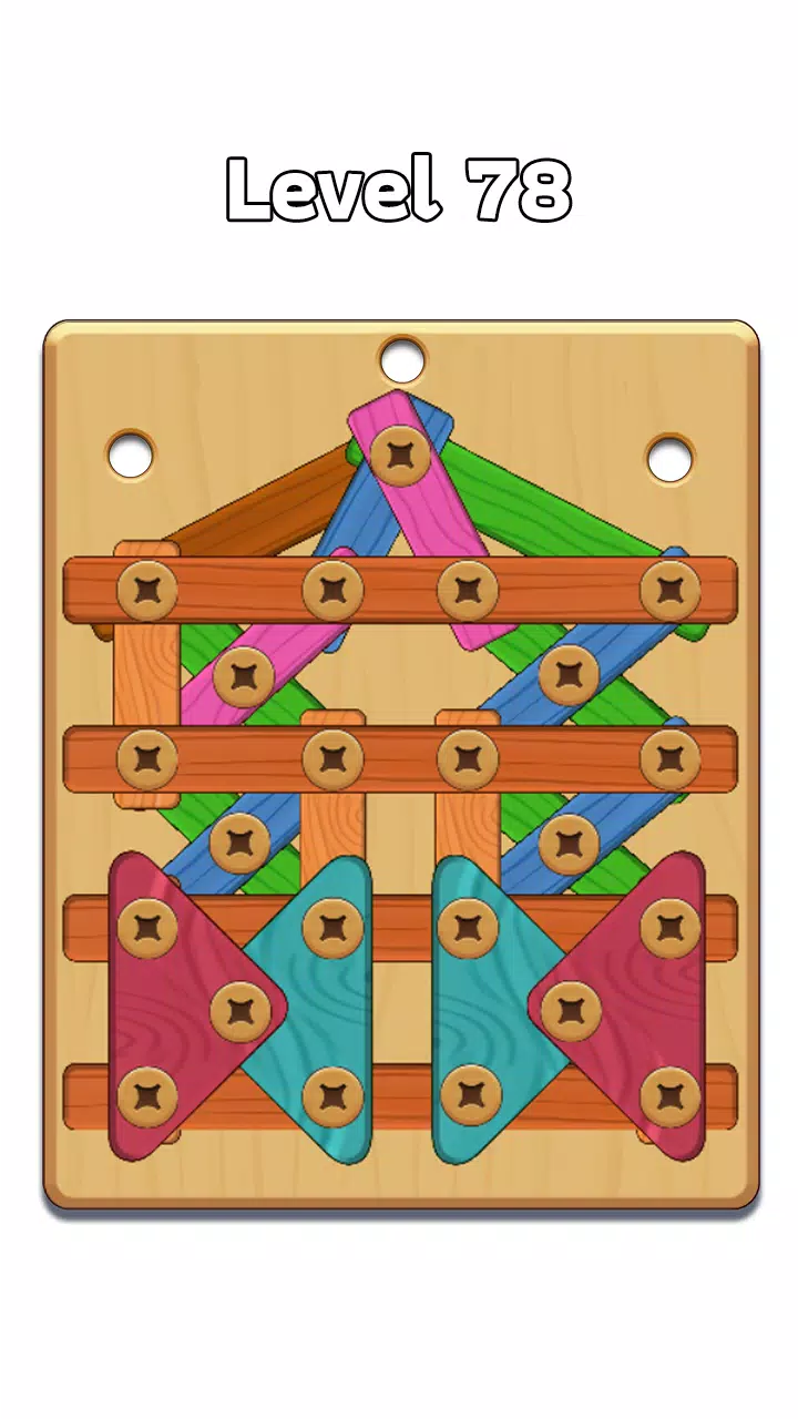 Wood Nuts & Bolt: Screw Puzzle Schermafbeelding 3