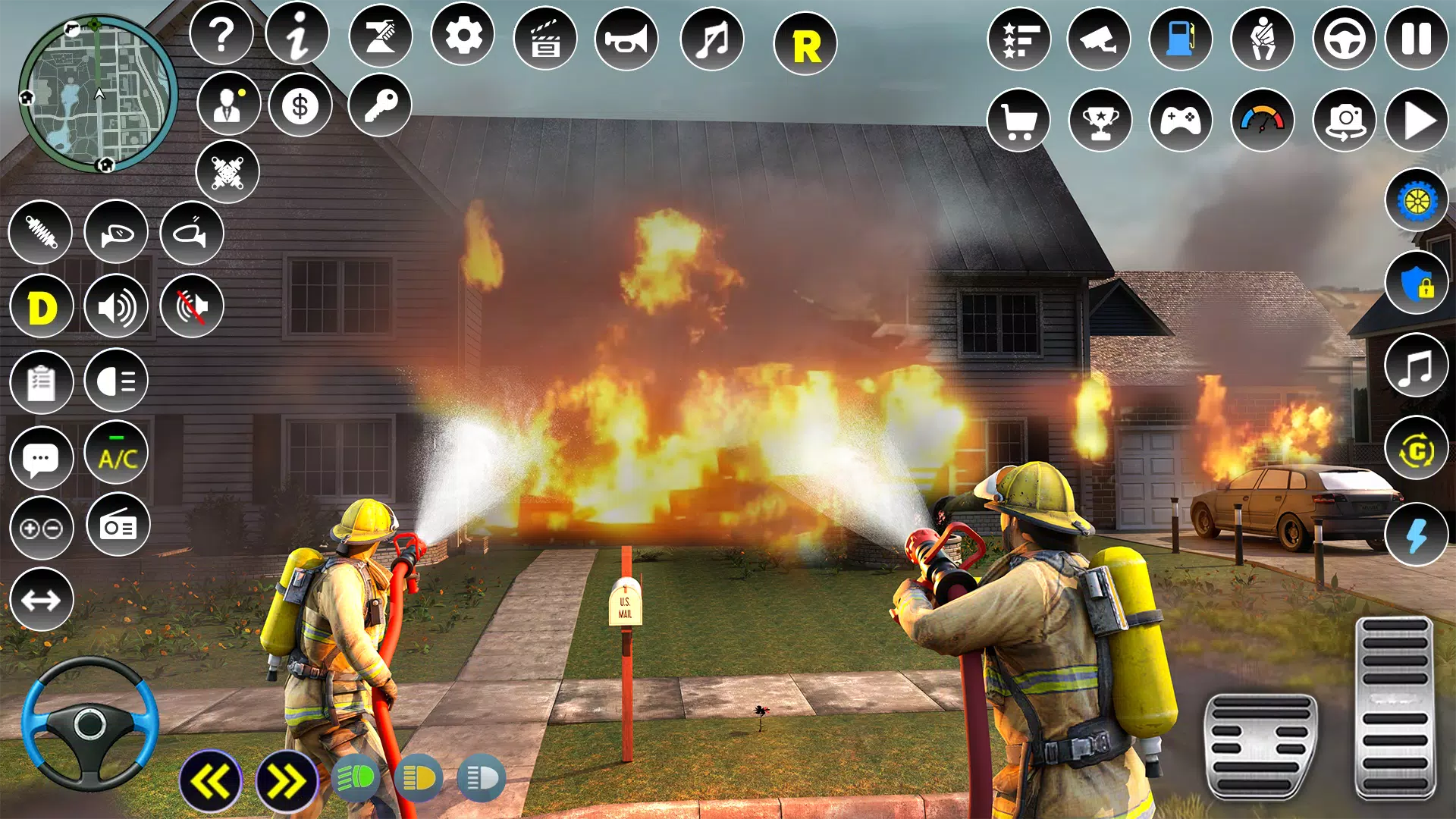 Firefighter :Fire Brigade Game Ảnh chụp màn hình 1