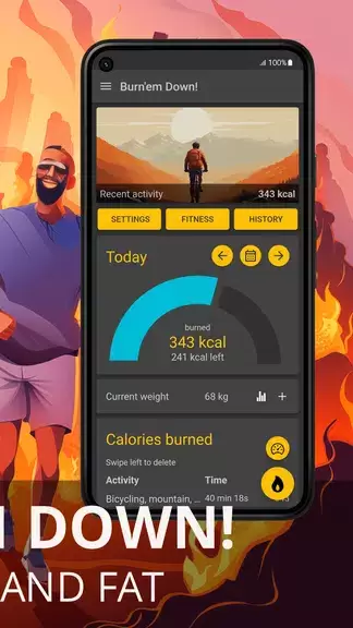 Schermata Burn Calories & Weight Loss 2