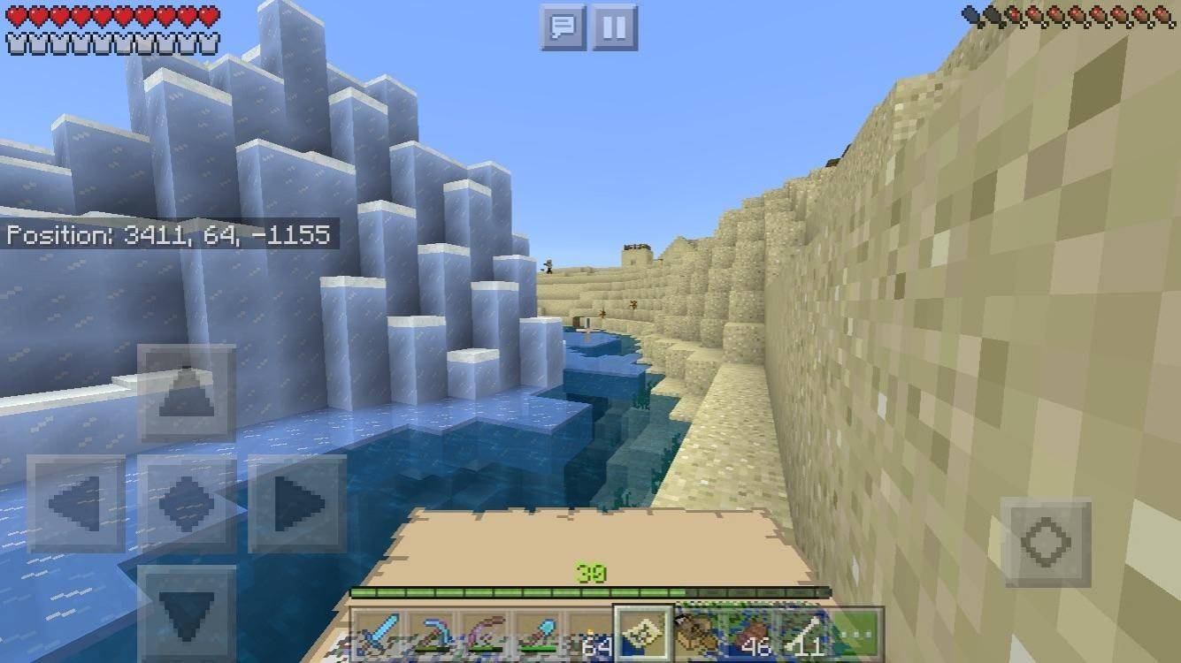 Seme di bioma di neve di Minecraft