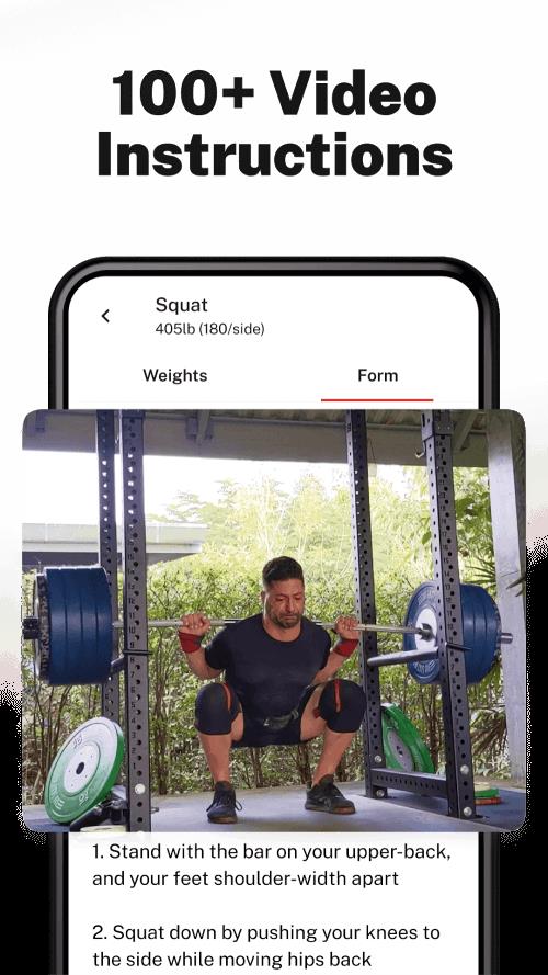 StrongLifts Weight Lifting Log स्क्रीनशॉट 3