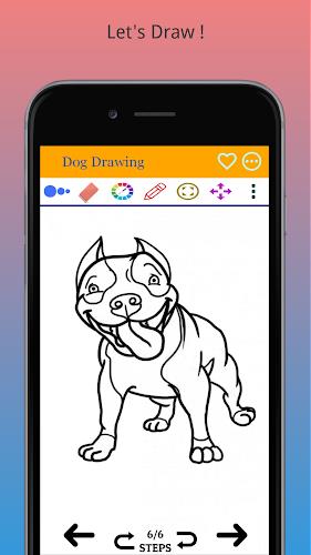 How to Draw Dog Step by Step Captura de pantalla 4