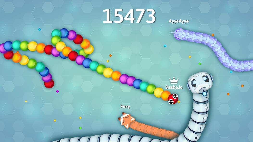 Snake.io - Fun Snake .io Games Mod Schermafbeelding 2