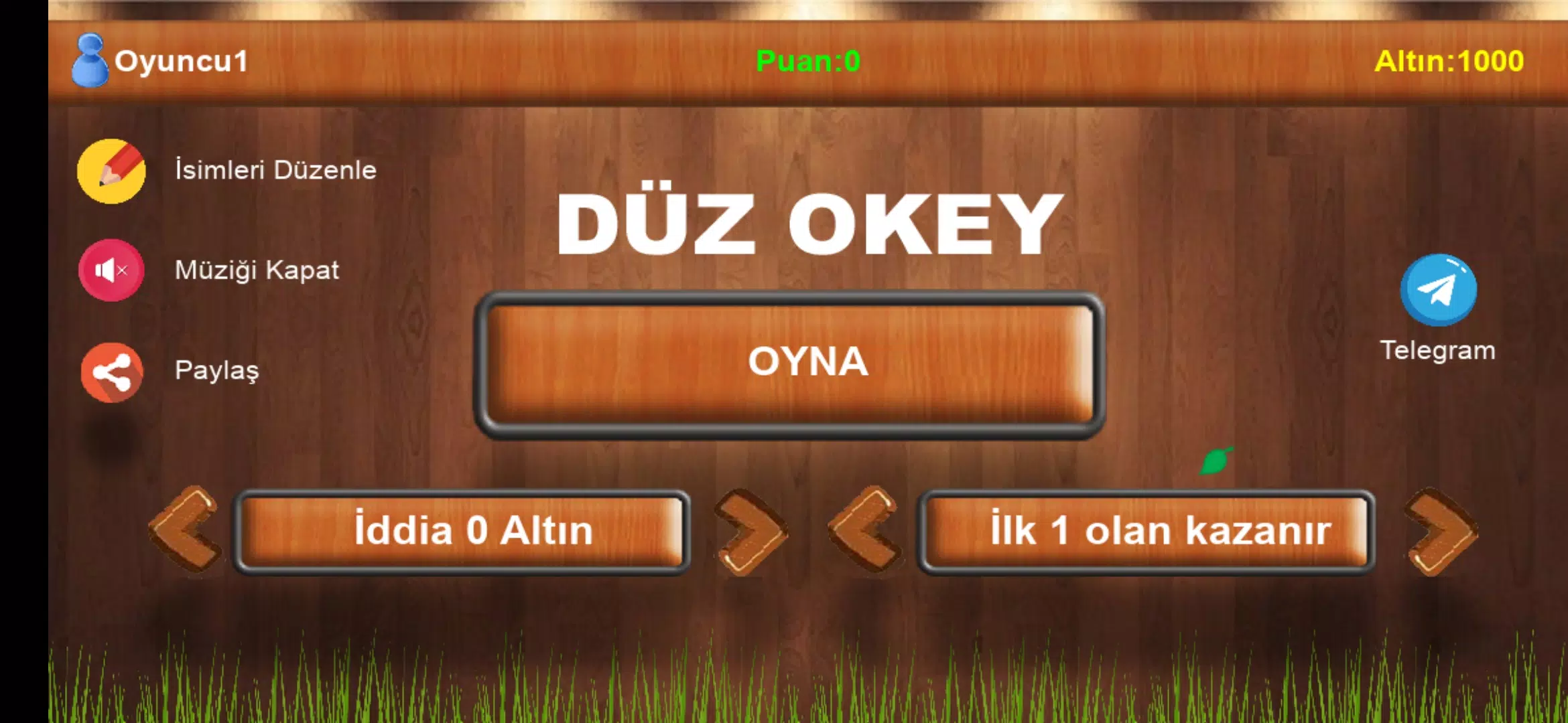 Düz Okey - İnternetsiz Screenshot 1