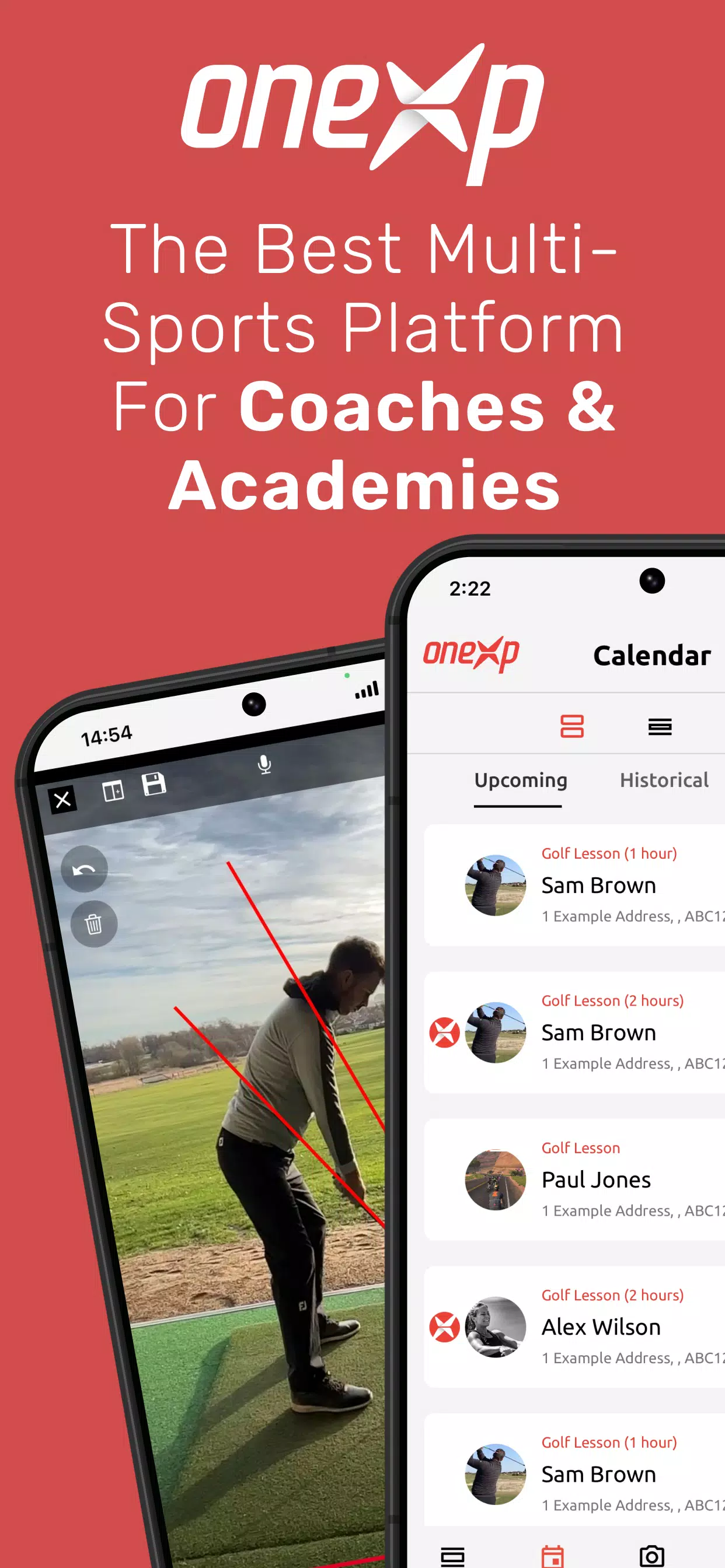 OneXp: Sports Coaching App 스크린샷 1