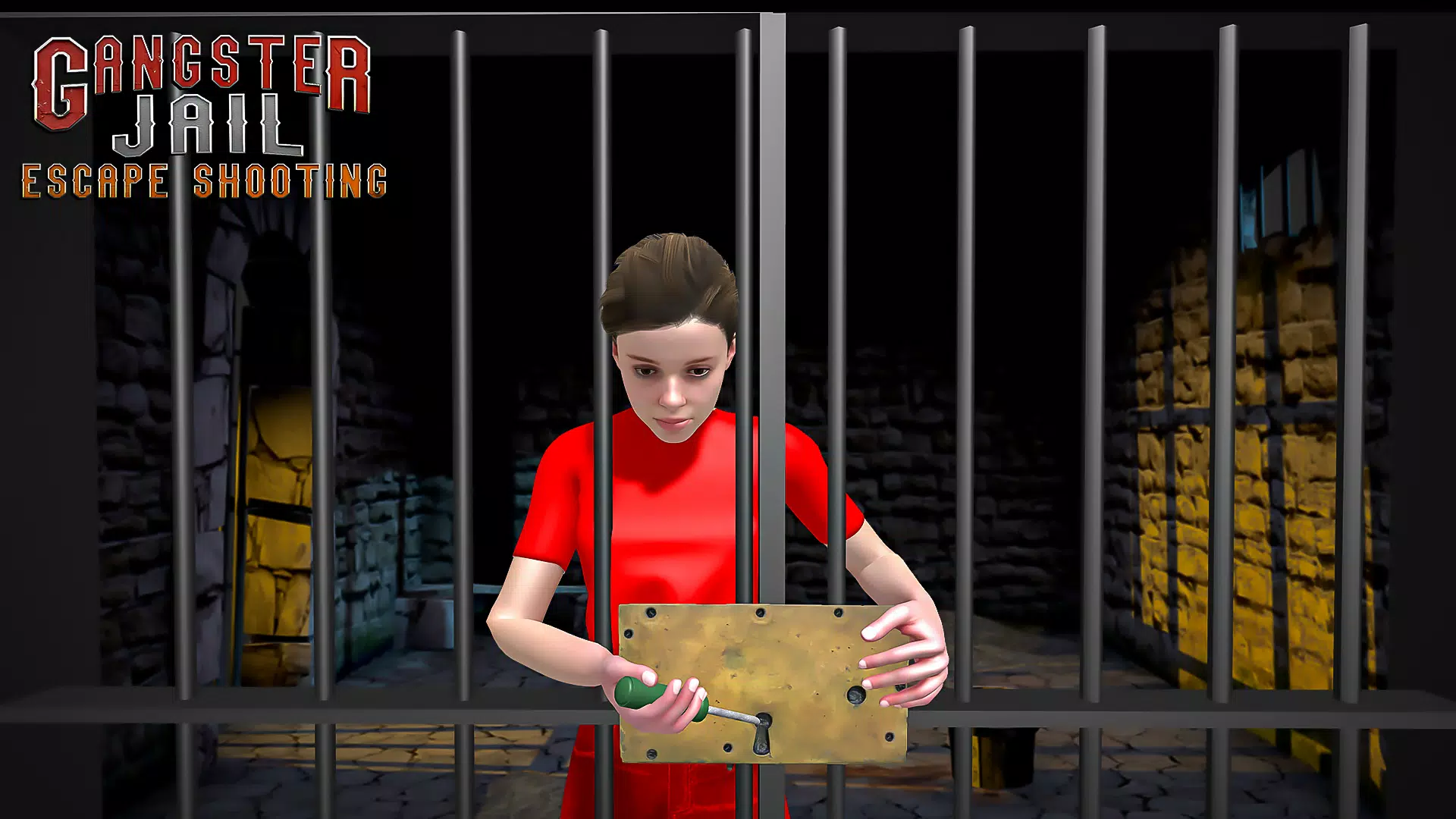 Gangster Jail Escape Shooting Ekran Görüntüsü 1