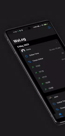 WaLog: Online Tracker Captura de tela 1