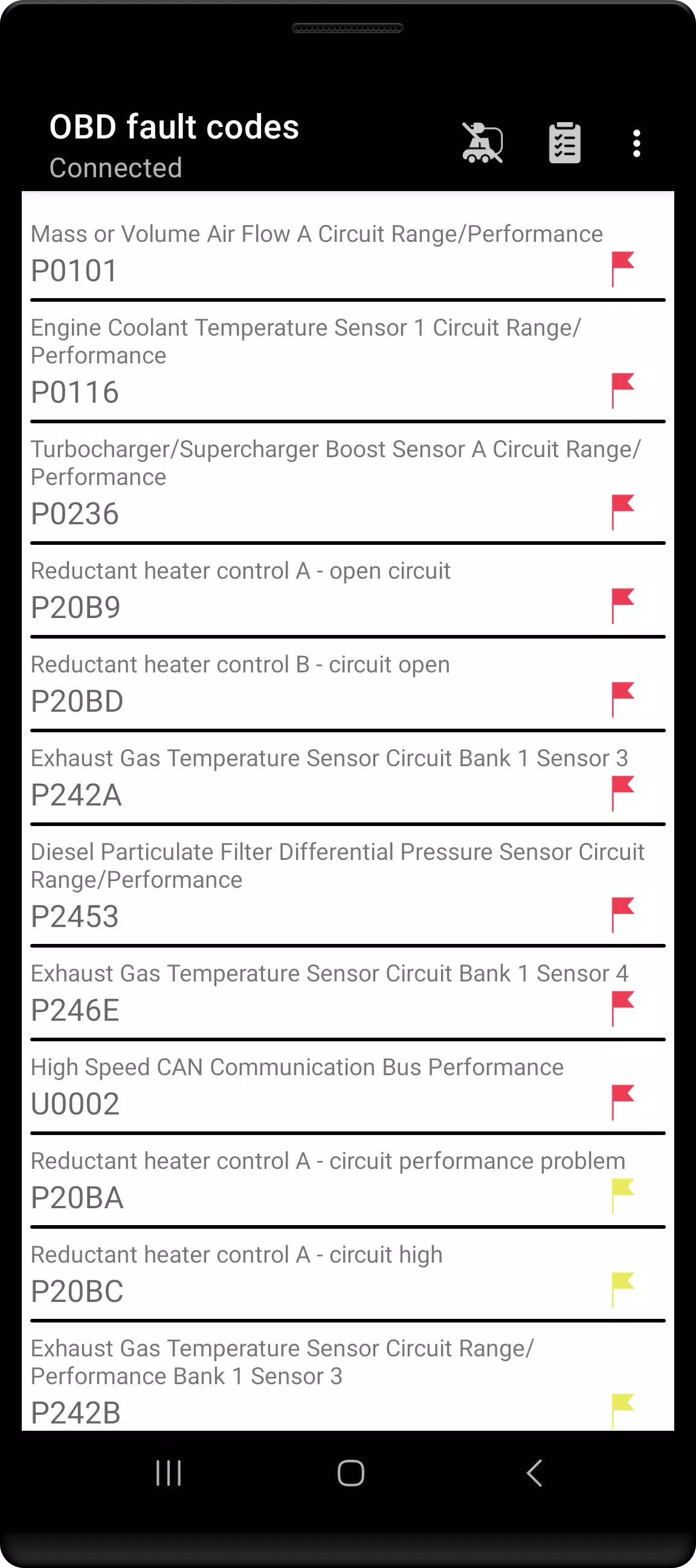Tor OBD2 Diagnostics 스크린샷 3