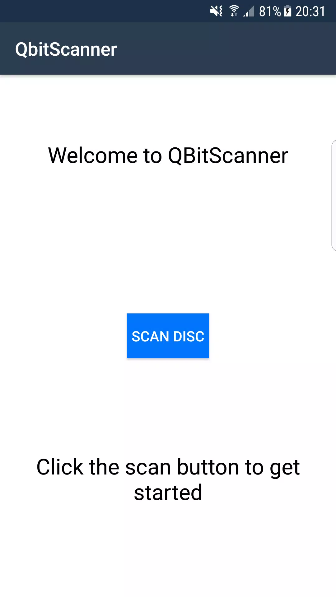 qbitScanner - License Disc Скриншот 1
