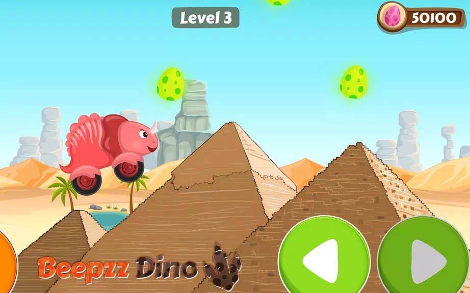 Car games for kids - Dino game 스크린샷 2