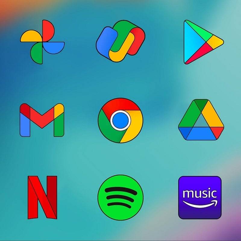 Oxigen HD – Icon Pack Tangkapan skrin 2