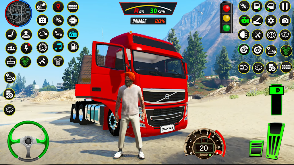 Real Cargo Truck Driving Games Captura de pantalla 1