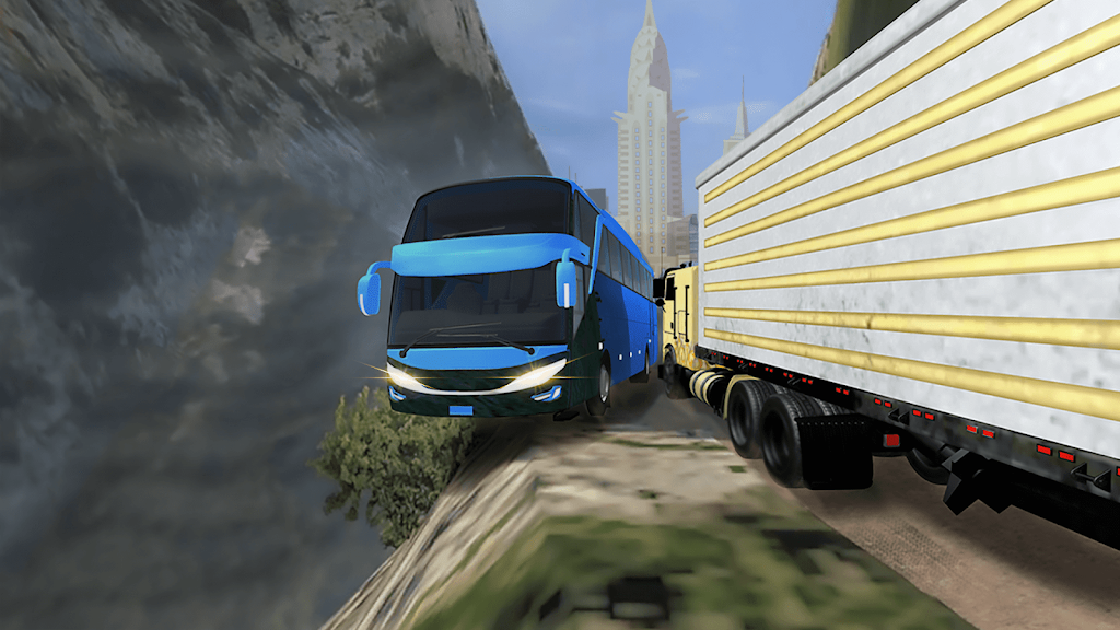 Risky Roads Bus Driver Offroad Zrzut ekranu 3