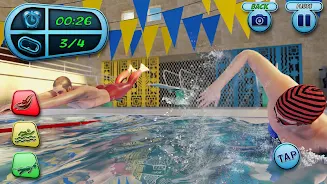 Swimming Pool Water Race Game Ảnh chụp màn hình 3