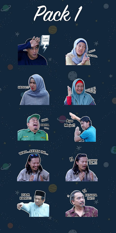 Dunia Terbalik WA Sticker Schermafbeelding 2