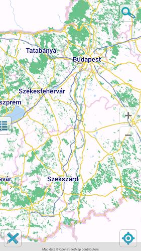 Map of Hungary offline Captura de tela 1