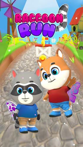 Raccoon Fun Run: Running Games ဖန်သားပြင်ဓာတ်ပုံ 2