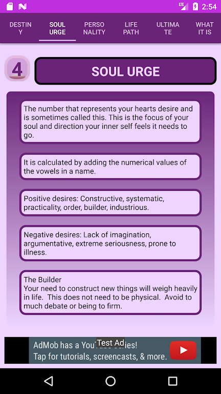 Pythagorean Numerology Calculator Ảnh chụp màn hình 4