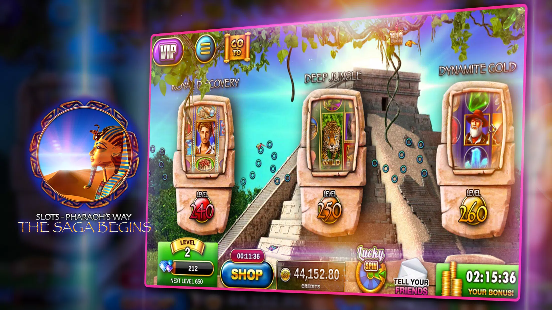 Slots - Pharaoh's Way Casino Screenshot 1