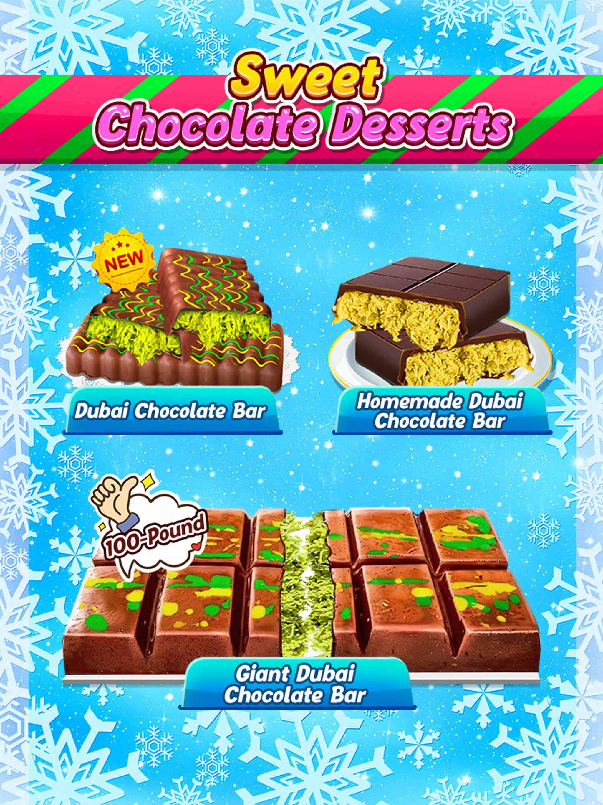 Sweet Chocolate Bar Desserts Скриншот 4