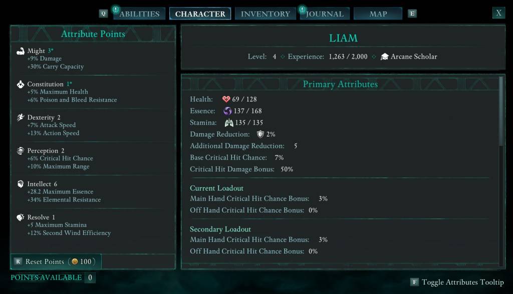 Respeccing Attributes in Avowed