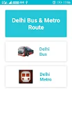 Delhi Bus & Delhi Metro Route Captura de pantalla 1