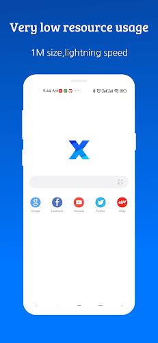 XBrowser - Mini & Super fast 스크린샷 1