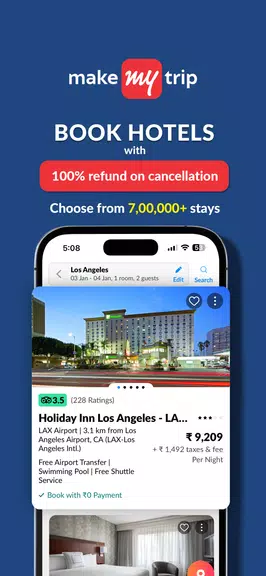 MakeMyTrip Hotels, Flight, Bus Screenshot 4